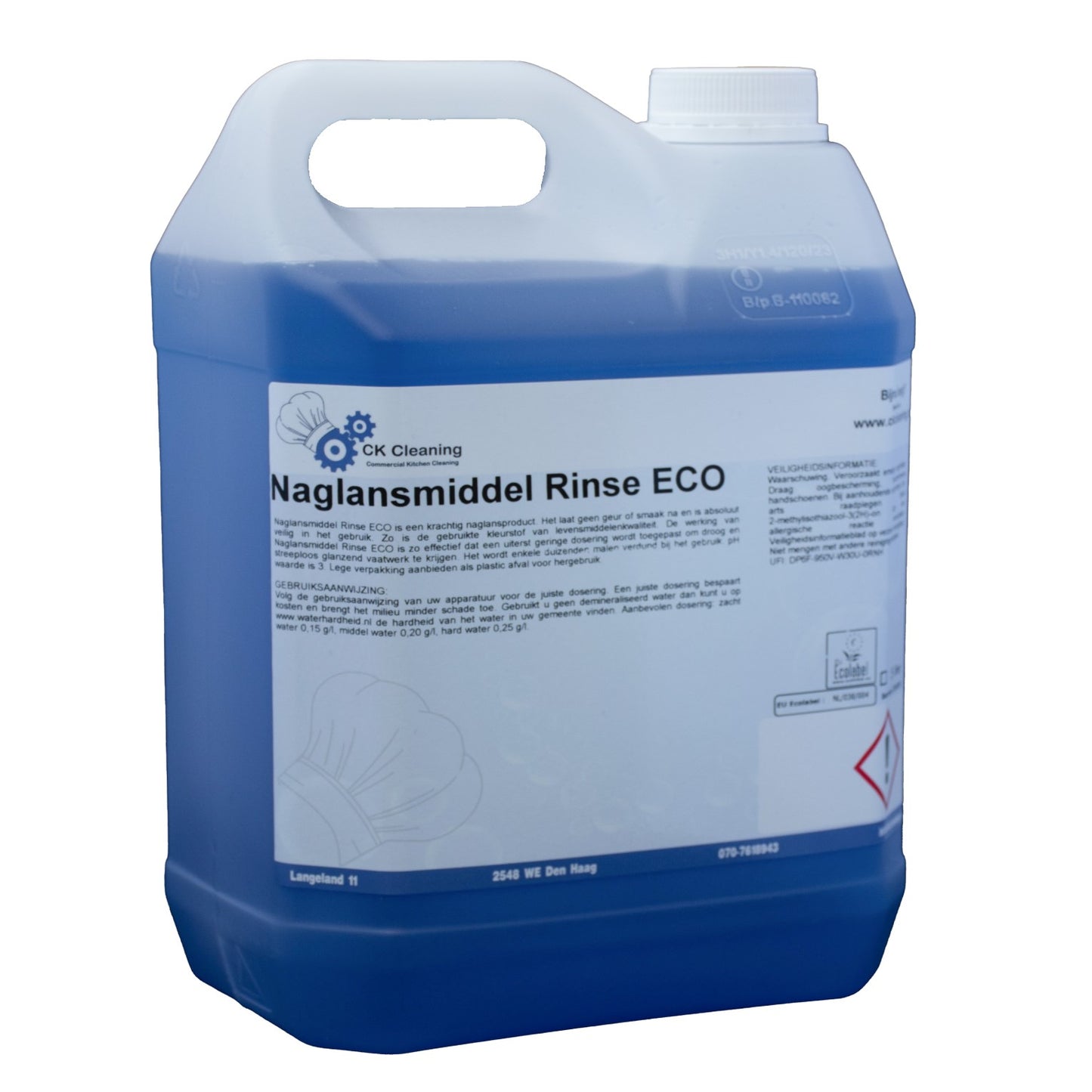 Naglansmiddel Rinse Ecologisch 5L