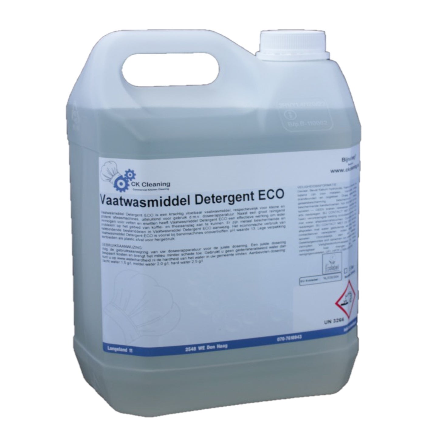 Vaatwasmiddel Horeca 5L Ecologisch