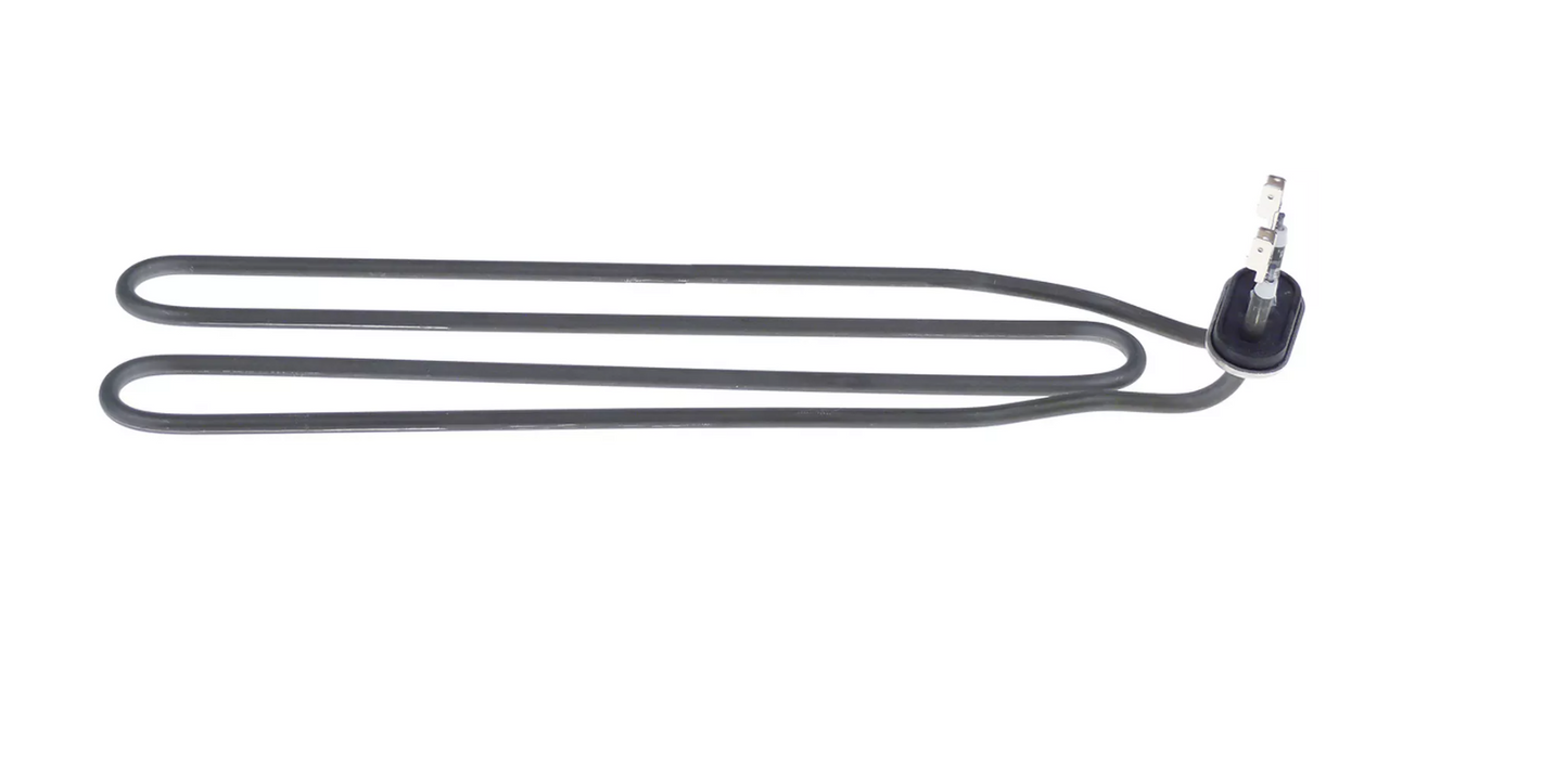 Verwarmingselement 2000W 230V met drukflens, lengte 365 mm en vlaksteker 6,3 mm – artikelnummer 0L2109
