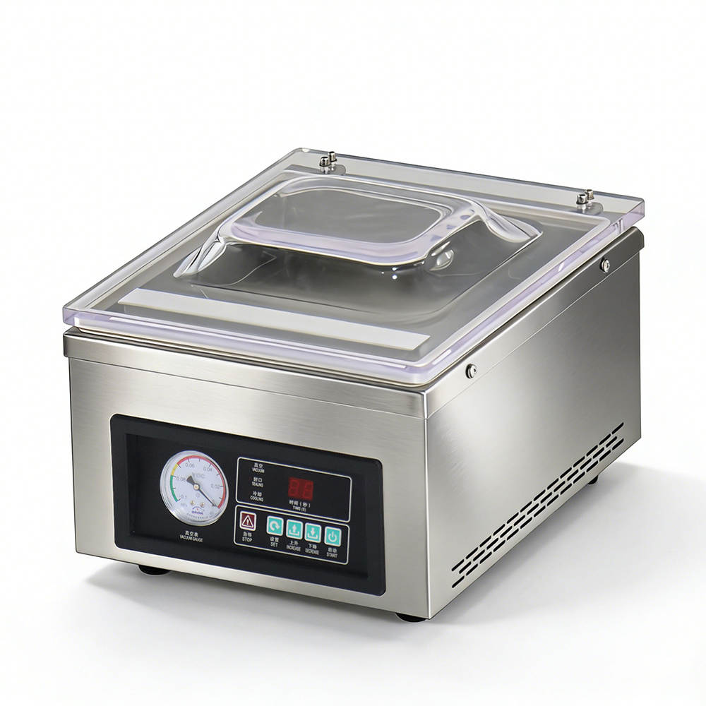 CK260 Vacumeermachine 130W – Professionele RVS Vacuümsealer voor Horeca & Voedselconservering – Compact en Krachtig